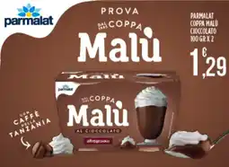 Netto Supermercati Parmalat coppa malu cioccolato offerta