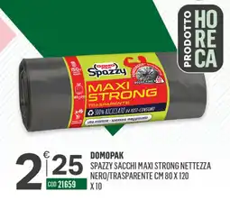 Tutto Risparmio Cash&Carry Spazzy sacchi maxi strong nettezza offerta