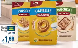 Qui Discount Biscotti vari tipi Balocco offerta