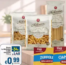 Qui Discount Pasta La Molisana trafile assortite offerta