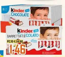 Big Food Kinder Barretta T8 offerta
