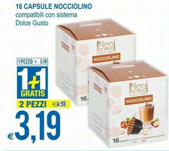 MD Discount 16 capsule nocciolino compatibili con sistema dolce gusto offerta