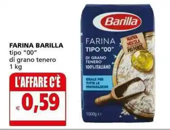 Il Gigante Barilla Farina Tipo "00" Di Grano Tenero 1 kg offerta