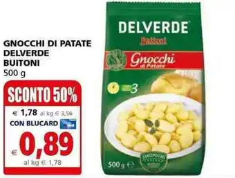 Il Gigante Buitoni Gnocchi Di Patate Delverde 500g offerta