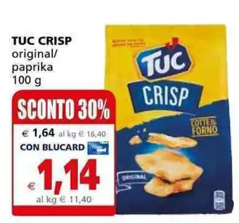 Il Gigante TUC Crisp Original/Paprika 100g offerta