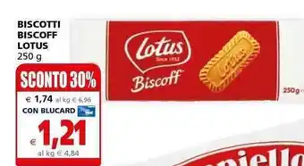Il Gigante Lotus Biscotti Biscoff 250g offerta
