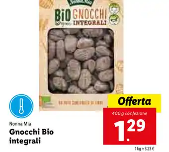 Lidl Nonna Mia Gnocchia Bio integrali 400g offerta