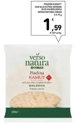 Conad Superstore Piadina Kamut verso natura CONAD offerta