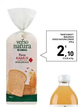 Conad Superstore Pane Kamut Verso Natura Conad offerta