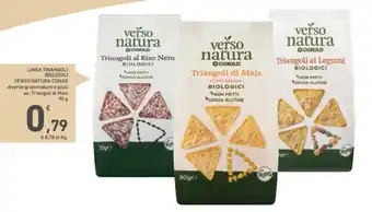 Triangoli di Mais verso natura