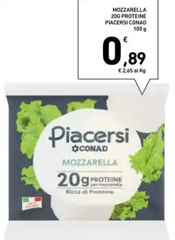 Conad Superstore Mozzarella Piacersi Conad offerta