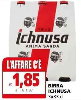 Il Gigante Ichnusa Birra 3x33 cl offerta