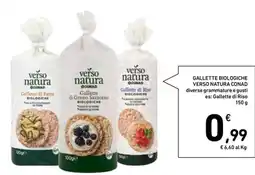 Conad Superstore Gallette biologiche verso natura offerta