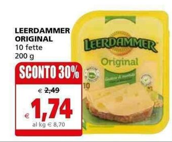 Il Gigante Leerdammer Original 10 fette 200 g offerta