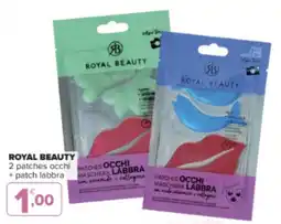 Iperal Royal Beauty patches occhi + patch labbra offerta