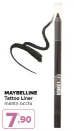 Iperal Maybelline Tattoo Liner matita occhi offerta