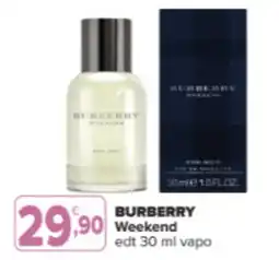 Iperal Burberry Weekend offerta
