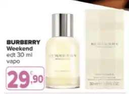 Iperal Burberry Weekend offerta