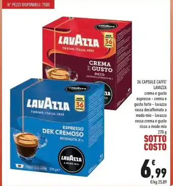 Conad City Crema e gusto 36 capsule caffe offerta