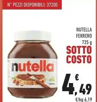 Conad City Nutella offerta