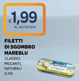 Ekom Filetti di sgombro Mareblu offerta