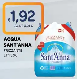 Ekom Acqua Sant'Anna frizzante offerta