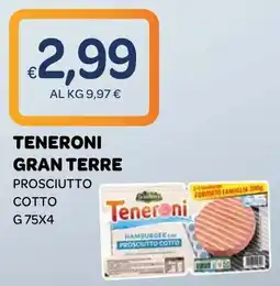 Ekom Teneroni prosciutto cotto offerta