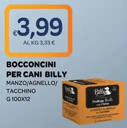 Ekom Bocconcini per cani Billy offerta