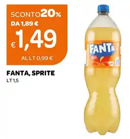 Ekom Fanta, Sprite offerta