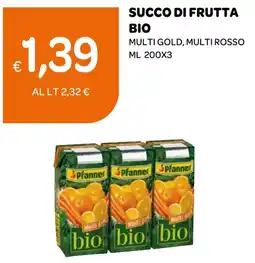 Ekom Succo di frutta bio Pfanner offerta