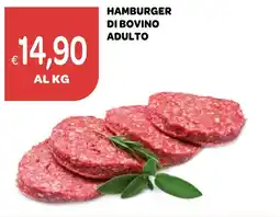 Ekom Hamburger di bovino adulto offerta