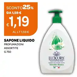 Ekom Sapone liquido Luxury offerta