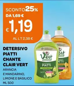 Ekom Detersivo piatti Chante Clair Vert offerta