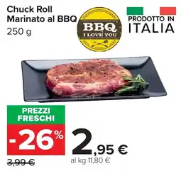 Carrefour Chuck Roll Marinato al BBQ offerta