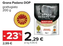 Carrefour Grana Padano DOP grattugiato offerta