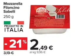 Carrefour Mozzarella Filoncino Sabelli offerta
