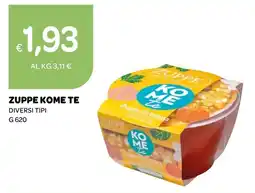 Ekom Zuppe Kome Te offerta