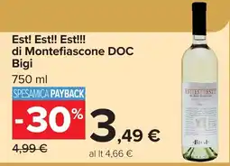 Carrefour Est! Est!! Est!!! di Montefiascone DOC Bigi offerta