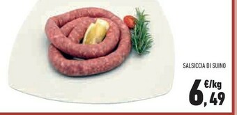 Conad City Salsiccia di suino offerta