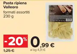 Carrefour Pasta ripiena Valleoro offerta