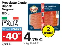 Carrefour Prosciutto Crudo Negroni offerta