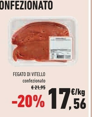 Conad City Fegato di vitello offerta