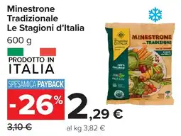 Carrefour Minestrone Tradizionale Le Stagioni d'Italia offerta