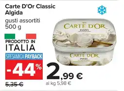 Carrefour Carte D'Or Classic Algida offerta
