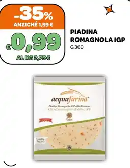 Ekom Piadina Romagnola IGP acquafarina offerta