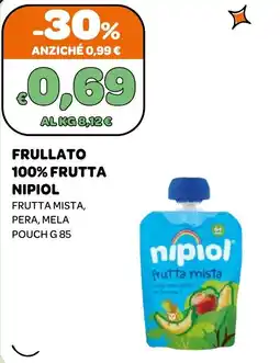 Ekom Frullato 100% frutta Nipiol offerta