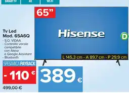 Carrefour Tv Led Hisense offerta