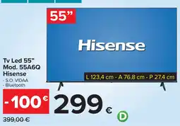 Carrefour Tv Led 55" Hisense offerta