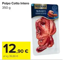 Carrefour Polpo Cotto Intero Nuchar offerta