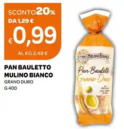 Ekom Pan Bauletto Mulino Bianco Grano Duro offerta